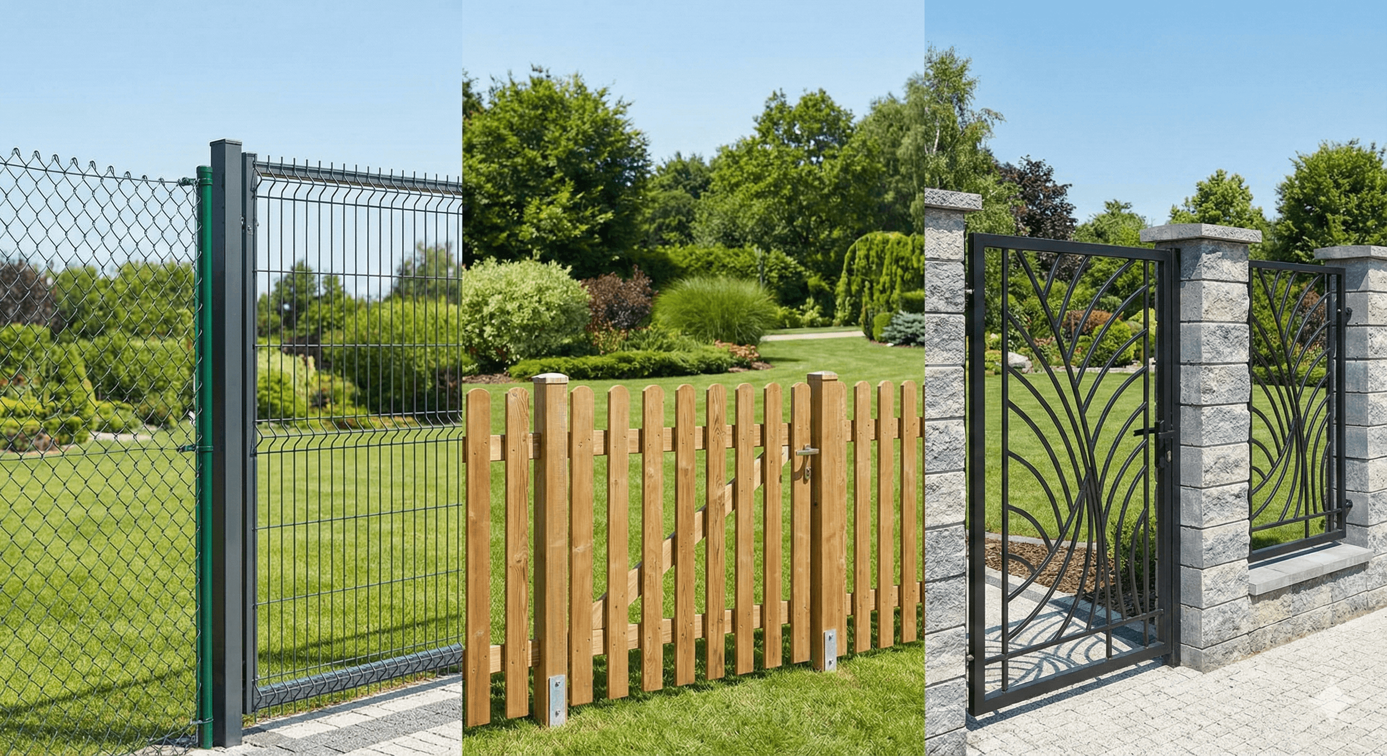 Installation portails et clôtures jardin Alès